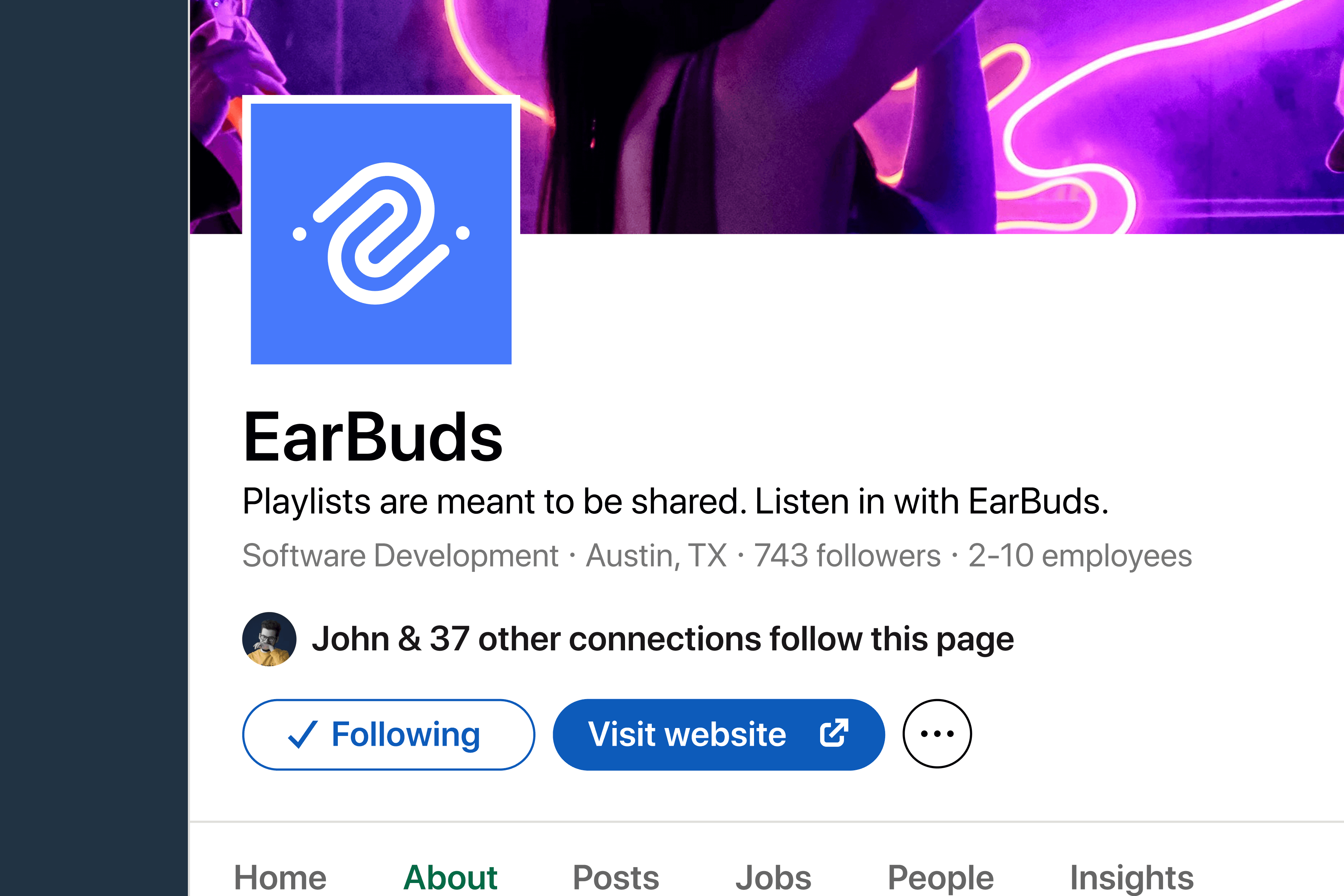 EarBuds LinkedIn