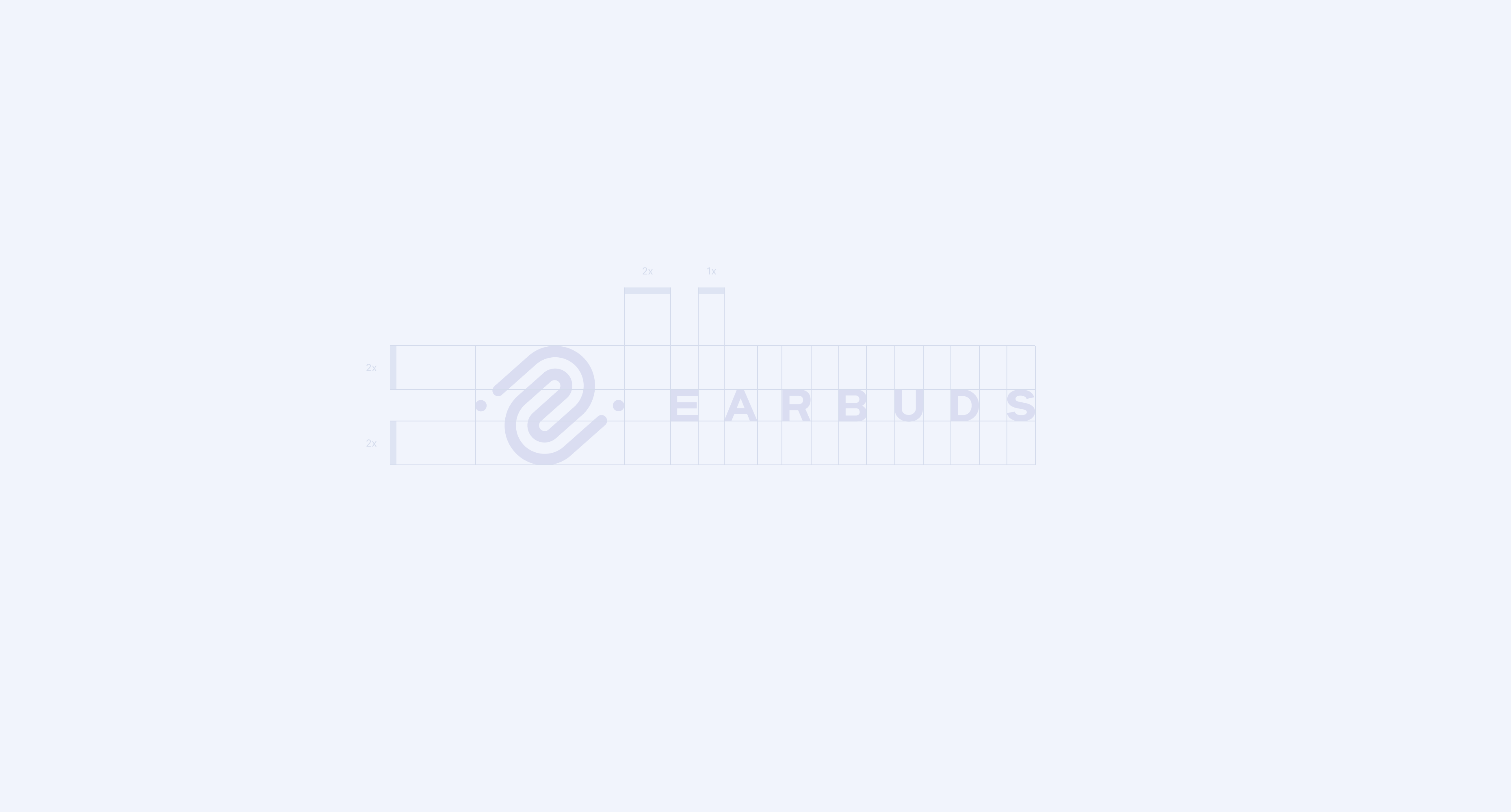 EarBuds Wordmark Grid