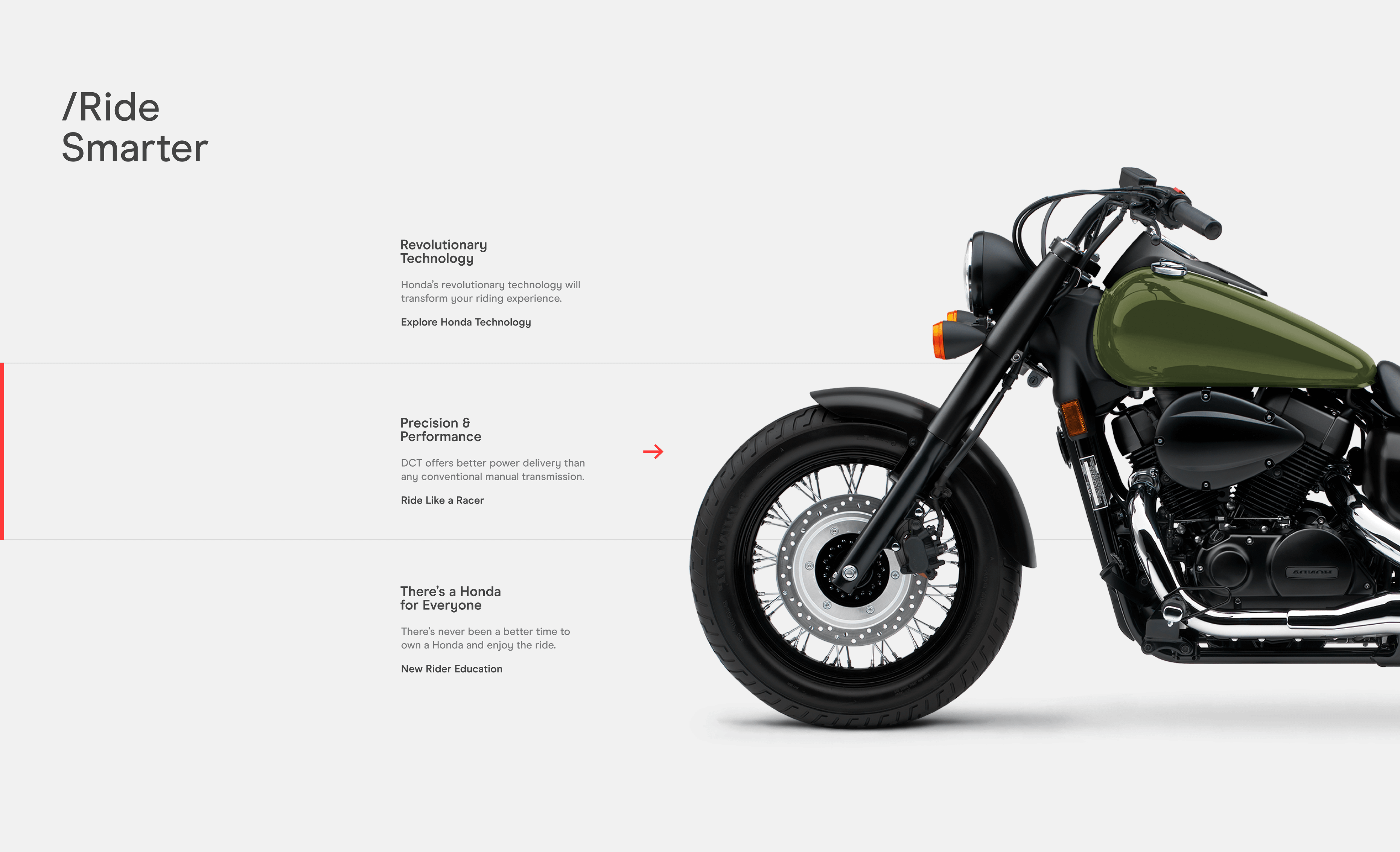 Honda Direction 3 Bike Hero