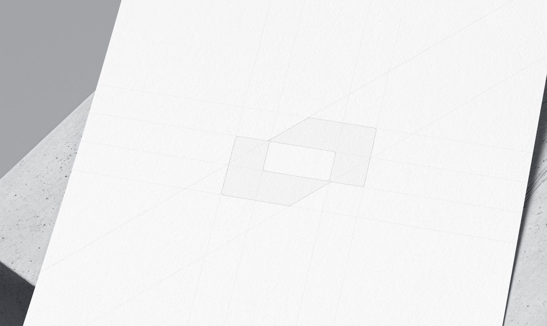 TrueCut Logo Grid Sketch