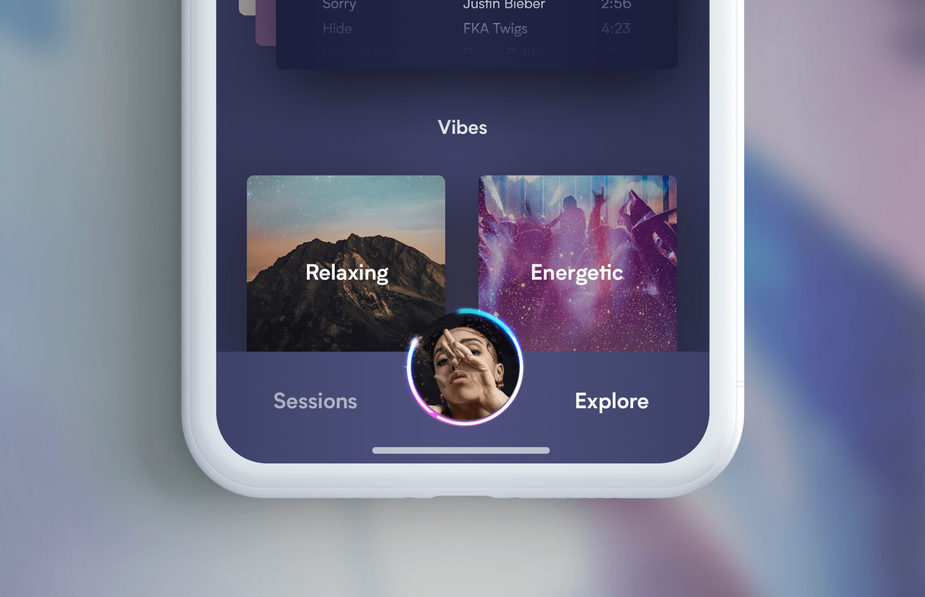 EarBuds UI Close Up