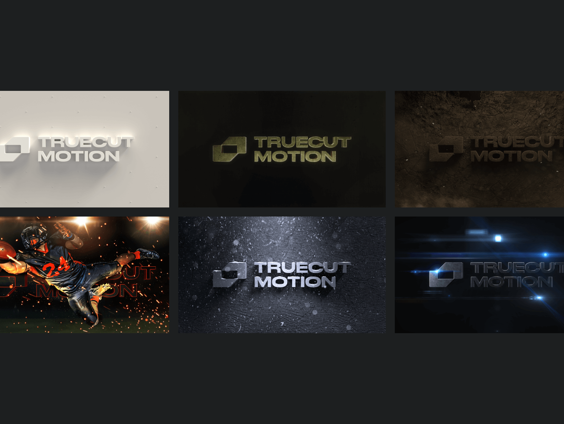 TrueCut 3D Logo Renders